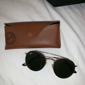 Ray-Ban round double ridge Sunglasses